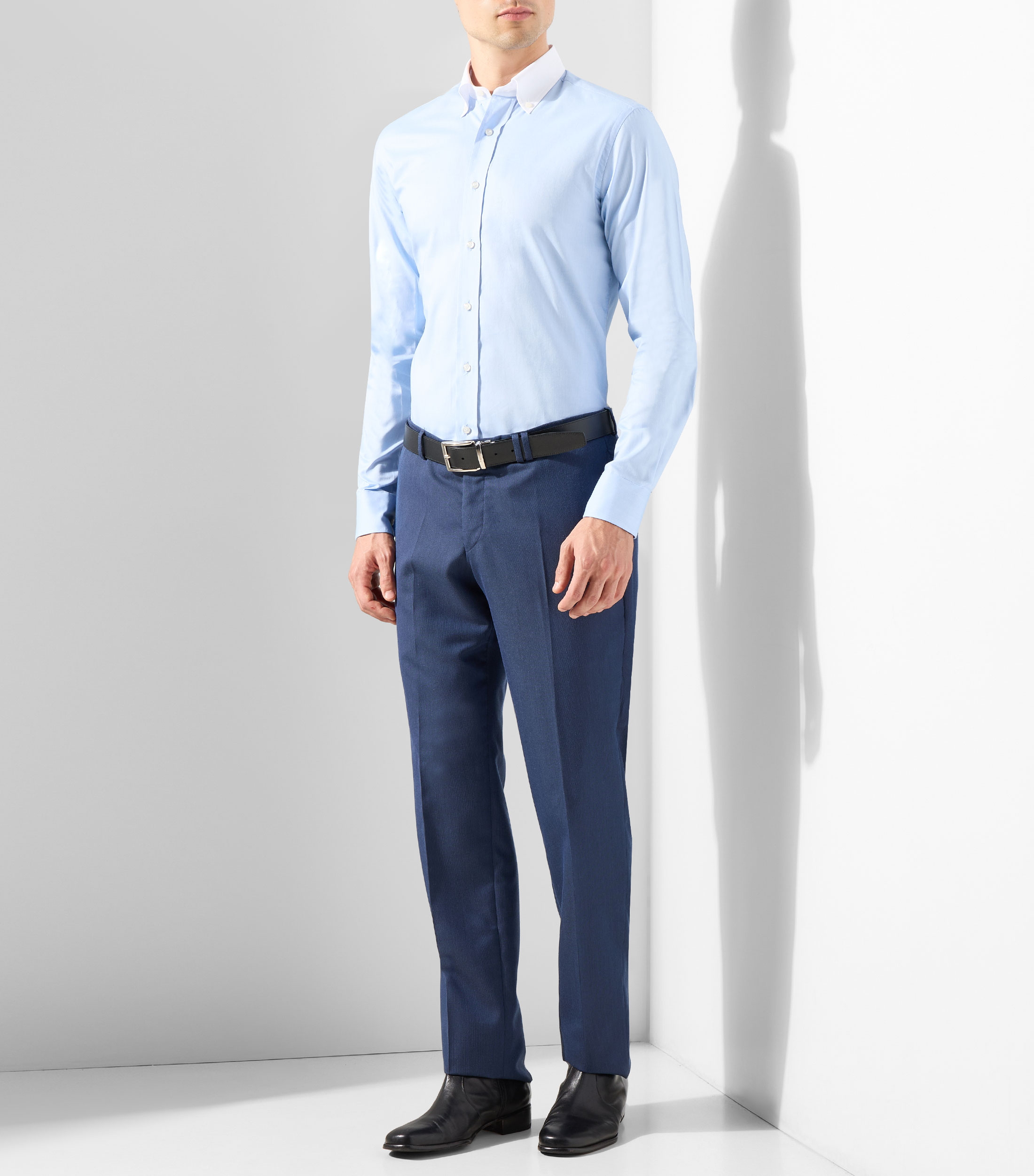 Camisa de Vestir microdiseño manga larga Hombre